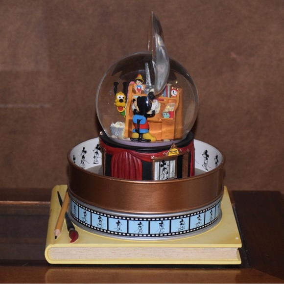 Collectible: Retired Micky’s Celebration of Animation Musical Snow Globe w/ Box - Picture 5 of 6